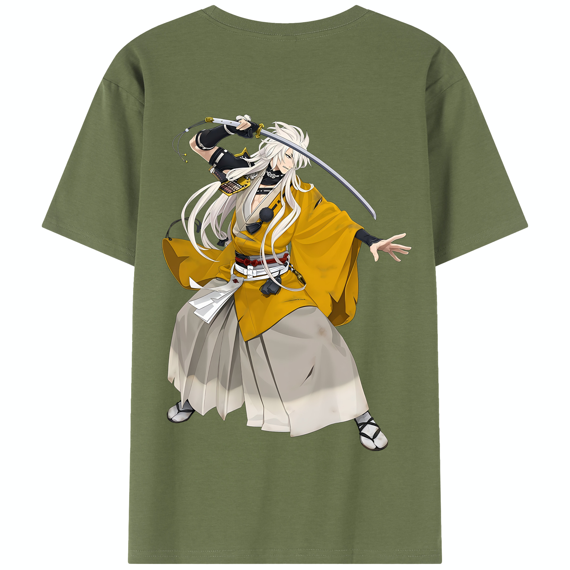 （画像用） 刀剣乱舞 Touken Ranbu 綿100％半袖Tシャツ（背面プリント）